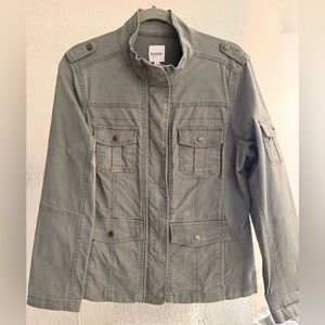 Green Military Style Jacket.  Sz L 
Field Jacket, Utility Jacket. Olive green